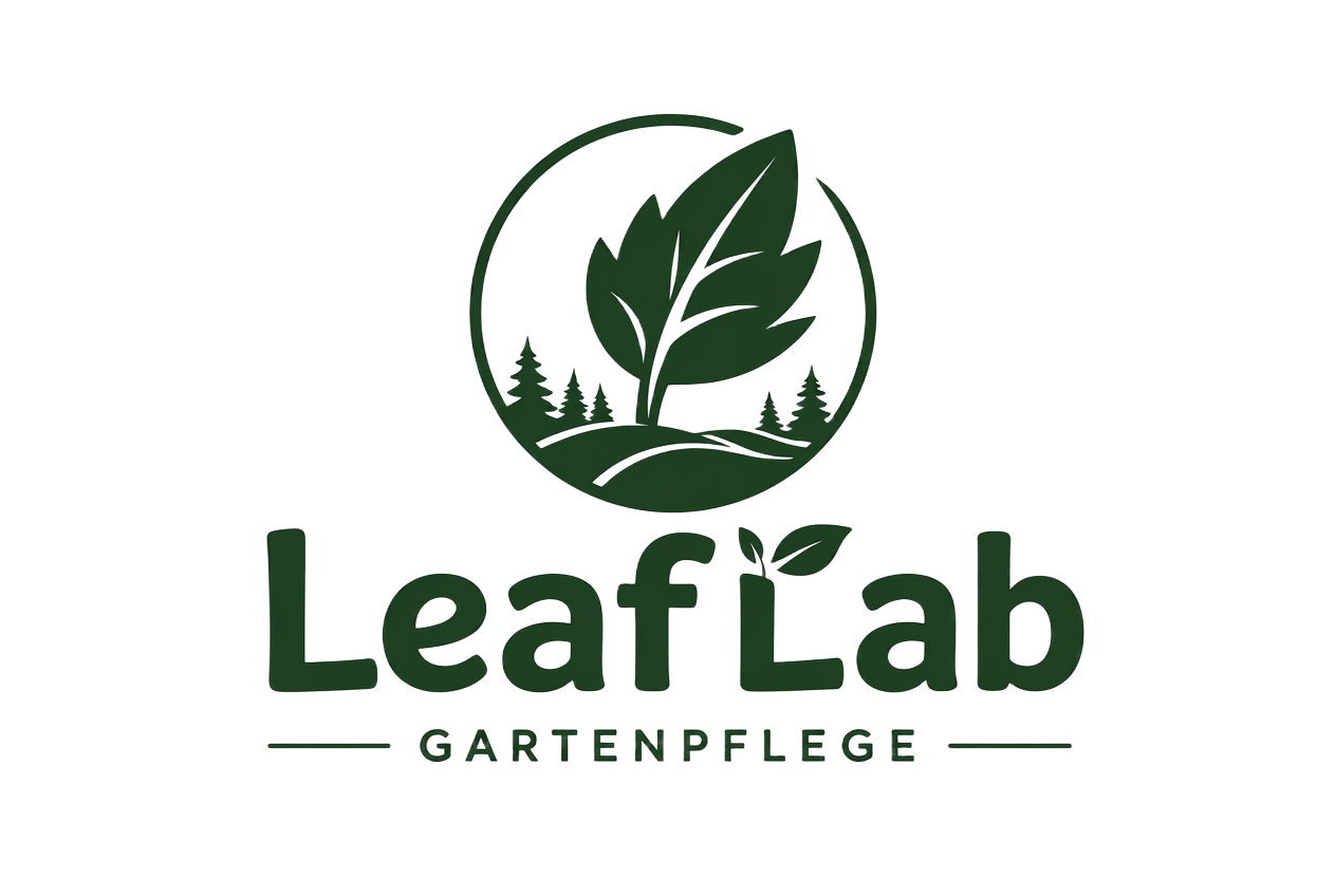 LeafLab Gartenpflege Logo